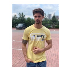 Мужская футболка желтая