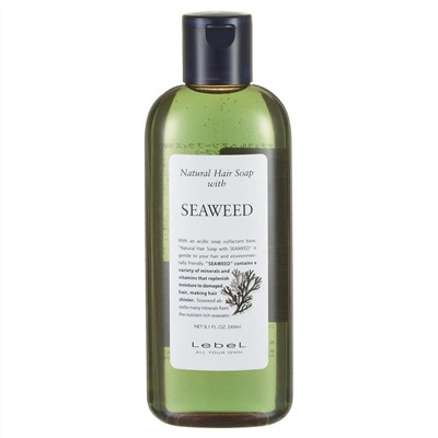 Шампунь для волос натуральный Natural Hair Soap Seaweed