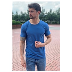 Мужская футболка М1 синяя