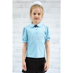 Блузка школьная, арт.791, цвет голубой