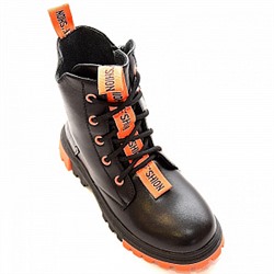 Ботинки 20351А-2 черн/оранж
