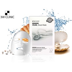 3W Clinic Корейская осветляющая маска с экстрактом Жемчуга Pearl (4990), 25 ml