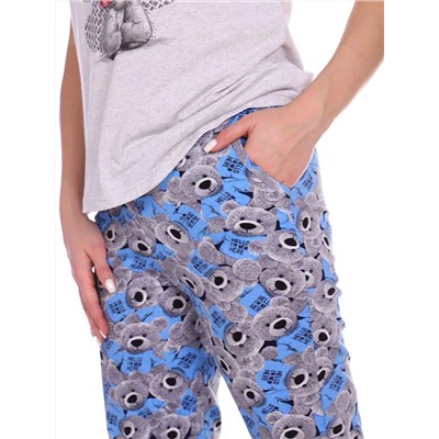 Пижама с бриджами "Гамми" 5012 (Голубой)