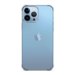 Противоударный силиконовый чехол Прозрачный на iPhone 13 Pro Max