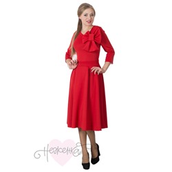 Платье П 490 (красный)