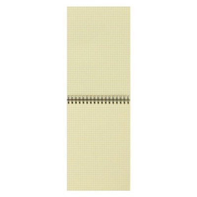 Блокнот А5, 80 листов в клетку, на гребне ErichKrause Yellow Concept, обложка мелованный картон, тонированный блок, перфорация листов