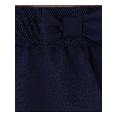Синяя юбка для девочки на резинке 83332-ДШ22