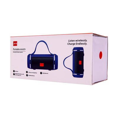 Портативная колонка JBL J016 Portable mini 2+ Blue (L16хD6,5 см) арт j016-1