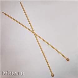 Спицы бамбук прямые 35 см - 36см №4,5