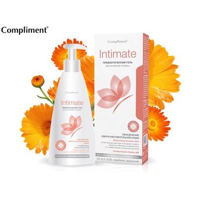 Compliment Гель для интимной гигиены с пребиотиками INTIMATE (9266), 250 ml