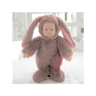 Спящая куколка в пижамке зайца