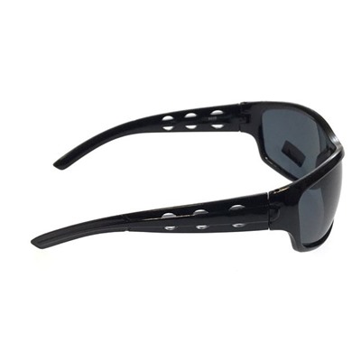 См. описание. Стильные мужские очки Krion в чёрной оправе с чёрными линзами.