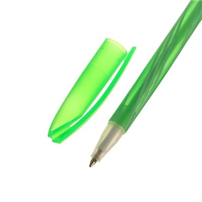 Ручка шариковая Calligrata "Спираль", 0.5 мм, стержень синий, МИКС