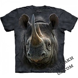 3д футболка с носорогом