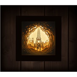 Светильник - ночник "Париж"  25 см.