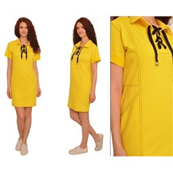 4031/1 Платье Желтый + черный