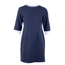 Женское платье мини с кружевом 249383 размер 44, 48