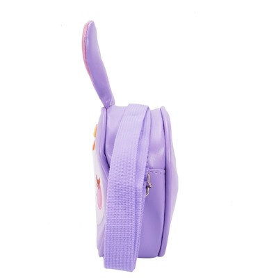 Детская сумочка с ушками цвет фиолетовый р-р 18х15х6 арт ds-22