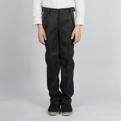 Школьные серые брюки для мальчика оптом и в розницу.