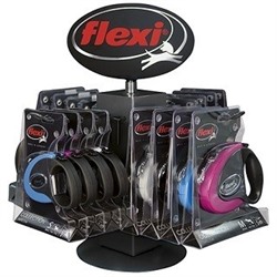 flexi Готовое решение на торговое оборудование настольный дисплей на 4 крючка (12 рулеток)