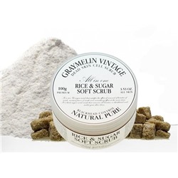 GRAYMELIN Rice&Sugar Soft Scrub Скраб для лица Рис&Сахар, 100мл