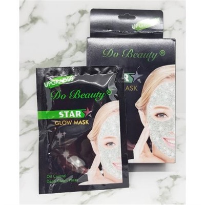 Маска для лица Do Beauty Star Glow Mask Oil Control зеленая 10 шт оптом