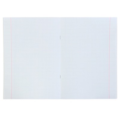 Тетрадь А4, 48 листов в клеткe Monotone, обложка мелованный картон, блок офсет, бирюзовая