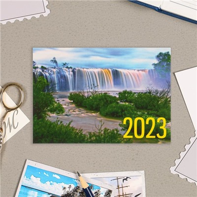 Карманный календарь "Природа - 4" 2023 год, 7 х 10 см, МИКС