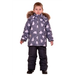 Комплект зимний для мальчика, синтепон - куртка 300 гр, полукомбинезон 200 гр.