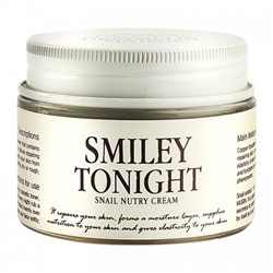 GRAYMELIN Smiley Tonight Snail Nutry Cream Крем для лица Улитка, 50г (СТЕКЛО)