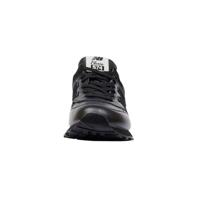 Кроссовки New Balance 574 Leather Black арт 6005-4