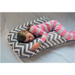 Подушка для сна детская 3-16л обнимашка хлопок (бязь) мягкий наполнитель + запасной чехол