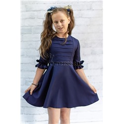 Платье школьное арт.0619, цвет синий