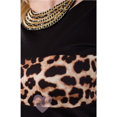 Платье П 335 (леопард крупный)