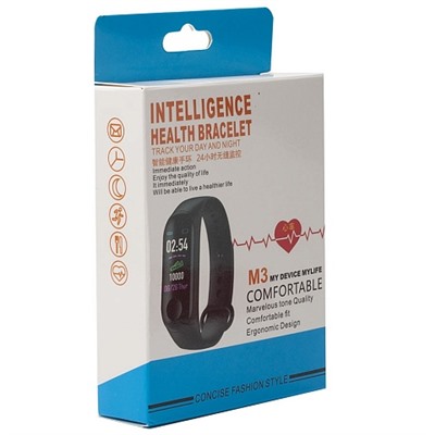 Фитнес браслет INTELLIGENCE HEALTH BRACELET M3