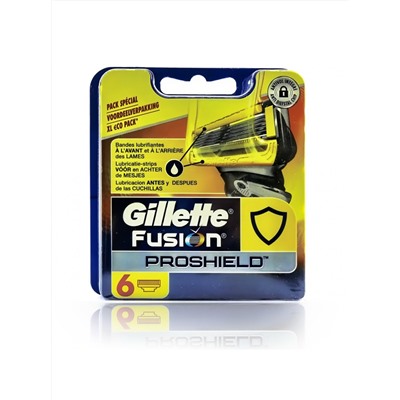 323, Gillette FUSION Proshield (6шт)  RusPack orig