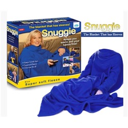 Одеяло-плед+рукава Snuggie СИНЕЕ