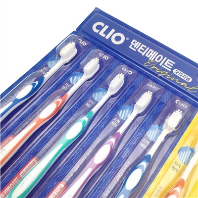 Набор зубных щёток Dentimate 5+5 Round bristle toothbrush