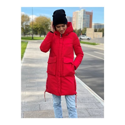 Женская куртка 21-61 (2#) красная