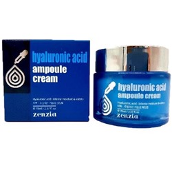 ZENZIA Ампульный крем д/лица Hyaluronic Acid Ampoule Cream "Гиалуроновая кислота", 70мл