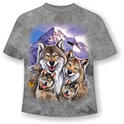 Подростковая футболка Веселые волки MM 818