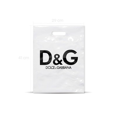Пакет полиэтиленовый D&G Dolce&Gabbana, 41х29 cm