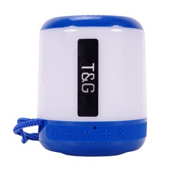 Портативная колонка T&G TG-156 Blue (L8хD6,5 см) арт tg-156