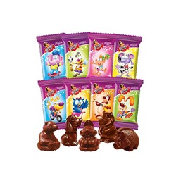Конфеты шоколадные Детский сувенир (8 шоколадных фигурок с начинками) 1 КО "Славянка" (для детских подарков)