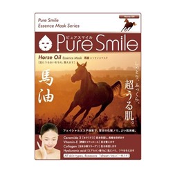 "Pure Smile" "Essence mask" Питательная маска для лица с эссенцией лошадиного жира, 23 мл