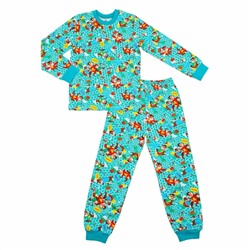 Пижама для мальчика (С начёсом, принт бурундуки)
