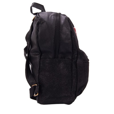 Рюкзак с блестками Supreme черный р-р 26х30х10 арт RM-62